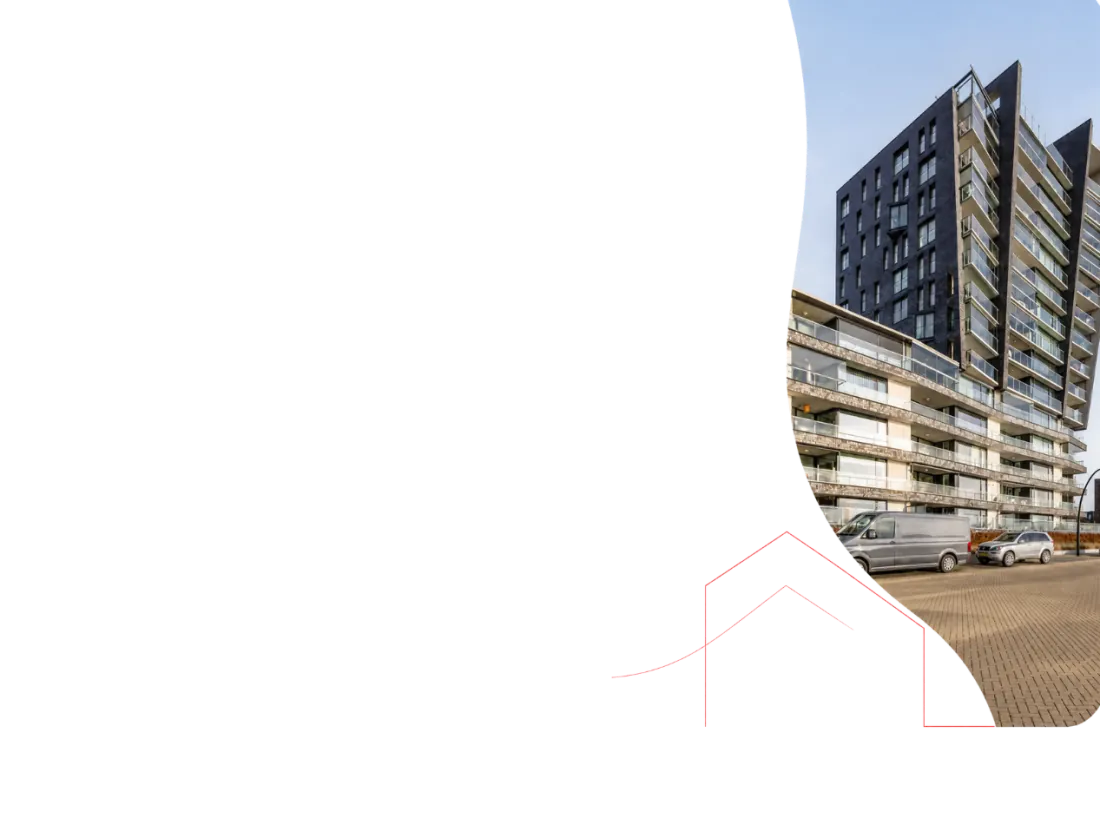 Moderne woningen in Maassluis